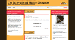 Desktop Screenshot of internationalmarxisthumanist.org