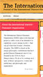 Mobile Screenshot of internationalmarxisthumanist.org