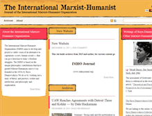 Tablet Screenshot of internationalmarxisthumanist.org